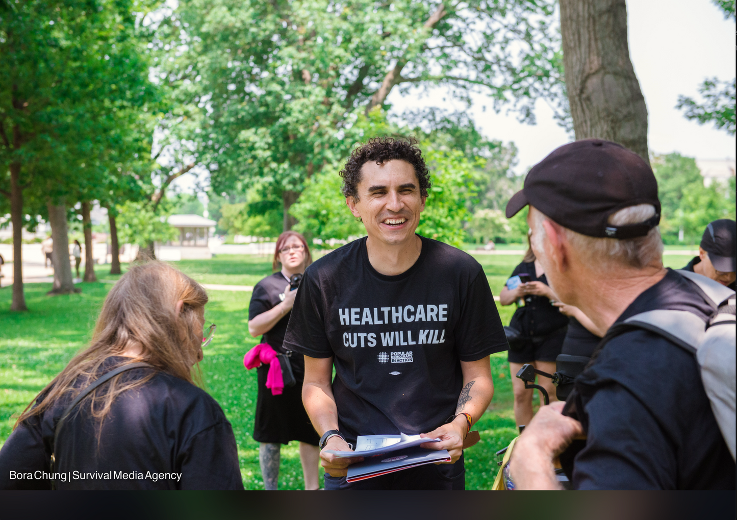 Healthcare Cuts Will Kill (Black Tee)